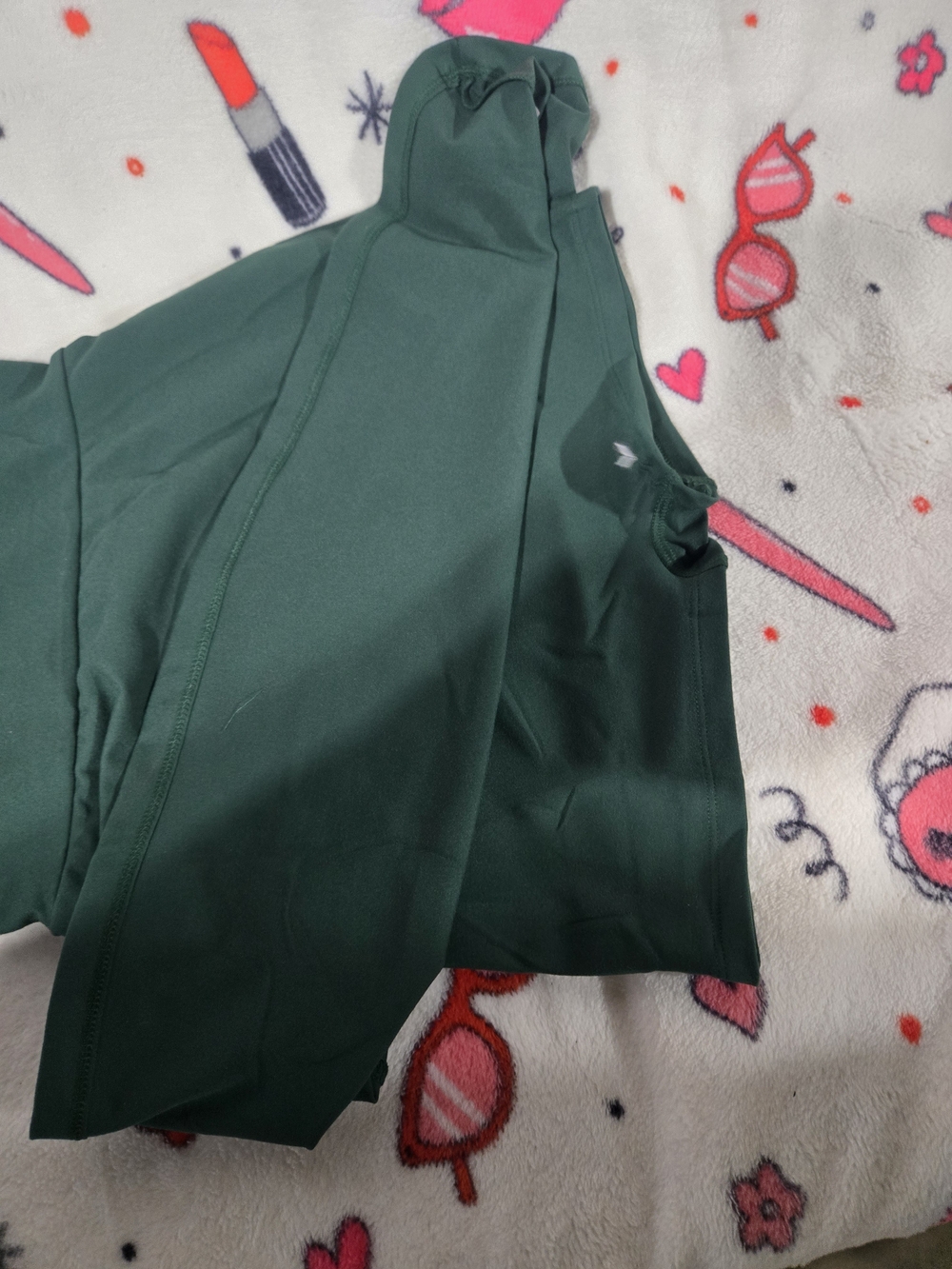 Butter Dark Green Mini Dress with Cross-Back Straps - Picture 6 of 12